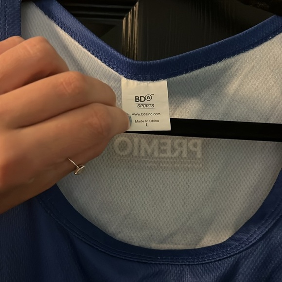 New York Mets Blue and White Basketball Jersey Size Large - Picture 3 of 4